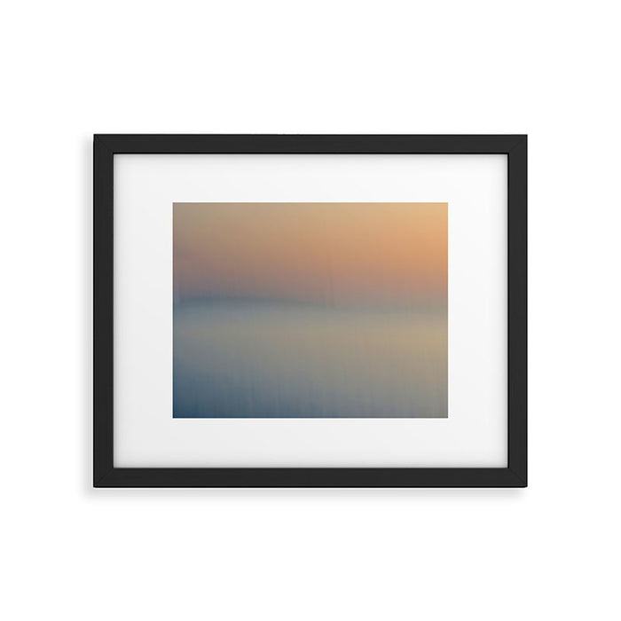 By the Sea - long exposure abstract ocean photograph Framed Art Print Gallery Image 1