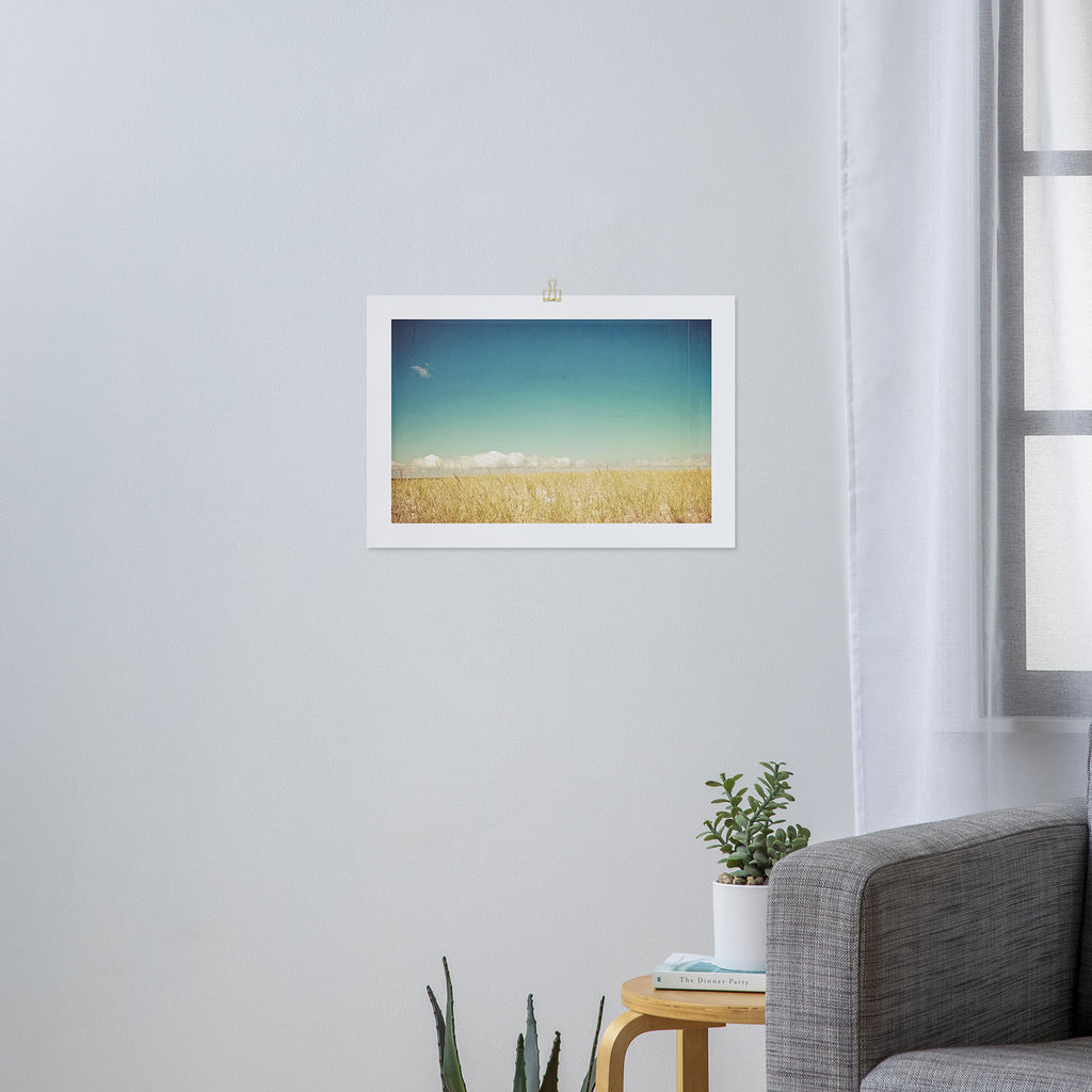 Calm - lake michigan travel photography beach blue Art Print Gallery Image 3