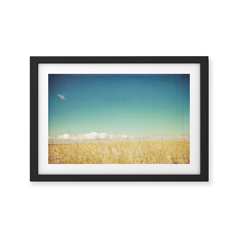 Calm - lake michigan travel photography beach blue Framed Art Print Gallery Image 2