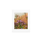 Casual Affair aster - wildflower nature photograph Art Print Gallery Image 1