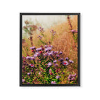 Casual Affair aster - wildflower nature photograph Framed Canvas Print Gallery Image 6