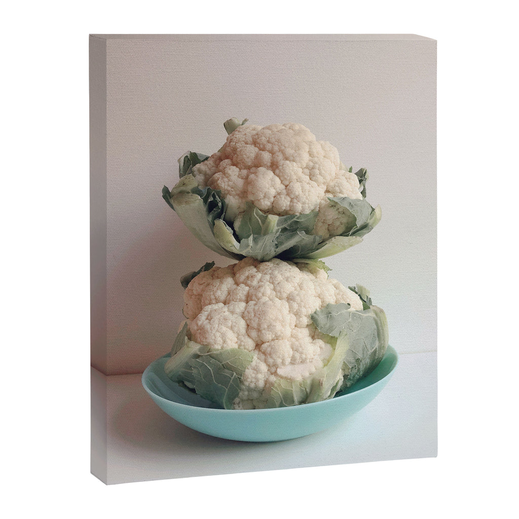 Cauliflower - modern vegetable food still life photograph Canvas Print Gallery Image 6