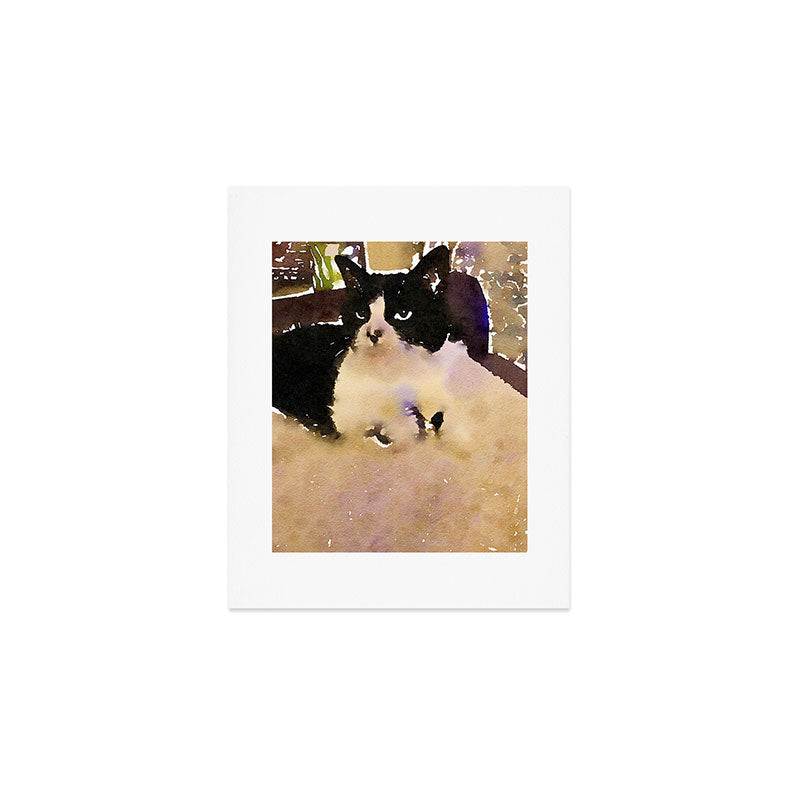 charlotte the cat Art Print Gallery Image 1