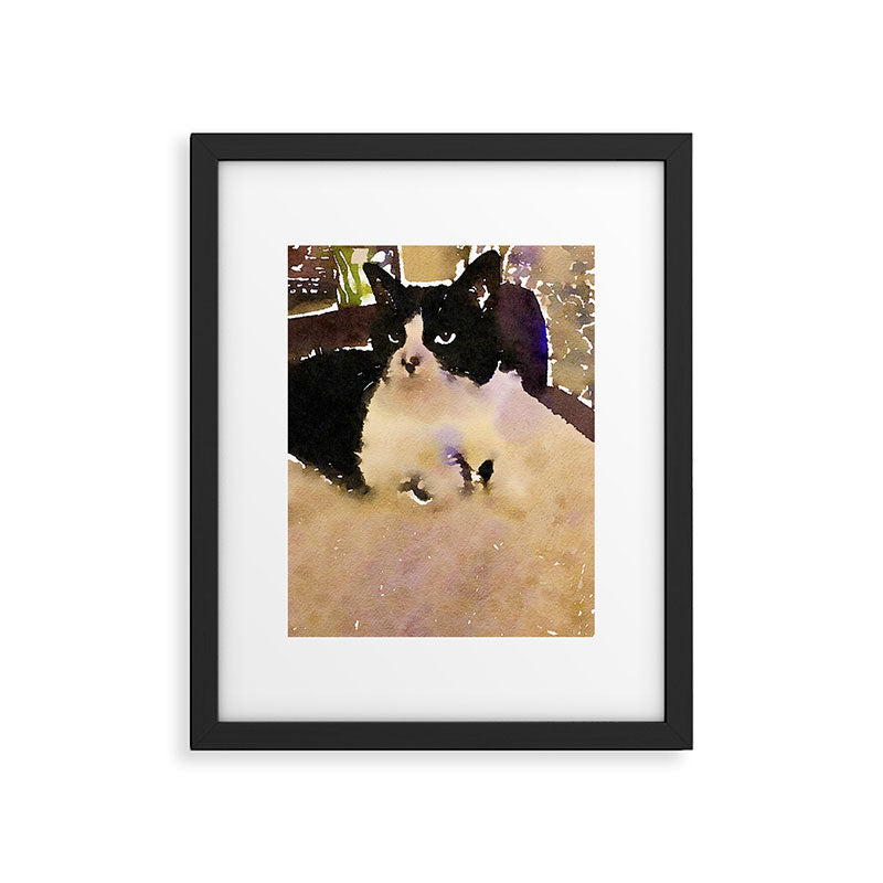 charlotte the cat Framed Art Print Gallery Image 5