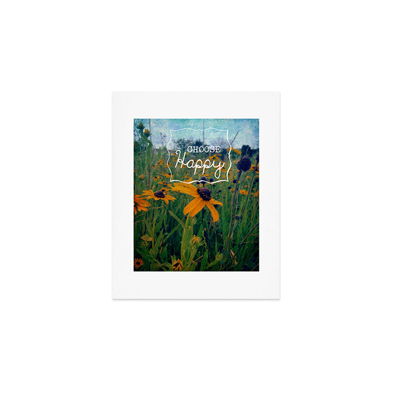 Choose Happy Art Print Gallery Image 1