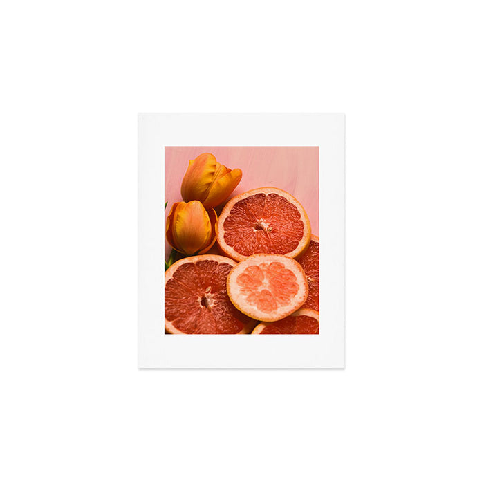 Citrus and Tulips Art Print Gallery Image 1