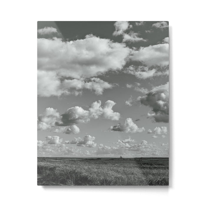 cloudscape - black and white nature photograph Metal Print Gallery Image 1