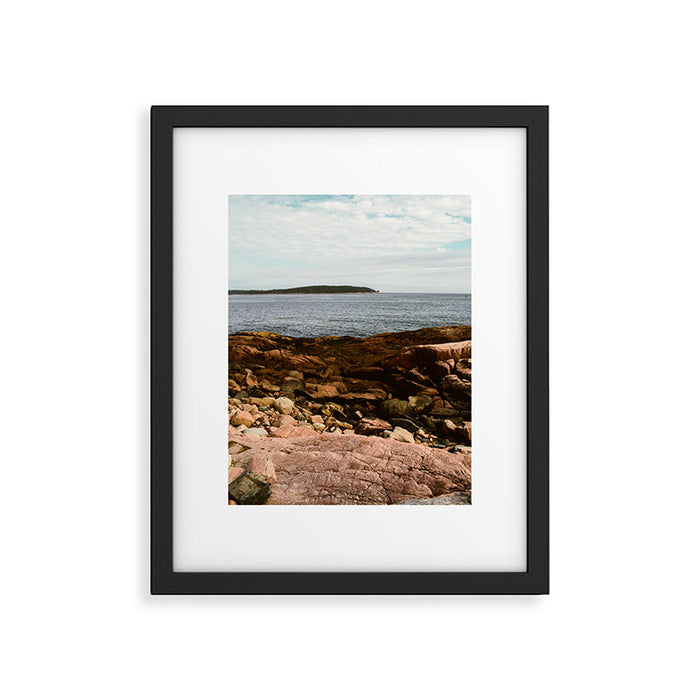 Coastal Life #1 - New England travel photograph - sea and nature art Framed Art Print Gallery Image 1