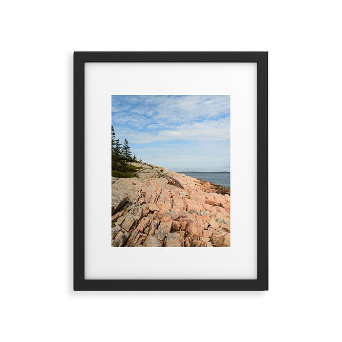Coastal Life #2 - Travel Photography - Maine art - New England landscape - nature Framed Art Print Gallery Image 1