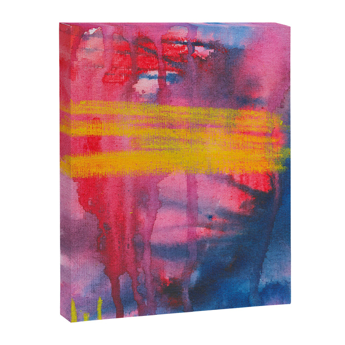 Color Play - abstract watercolor acrylic painting Canvas Print Gallery Image 1
