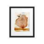 Coming and Going watercolor abstract painting modern minimalist Framed Art Print Gallery Image 5
