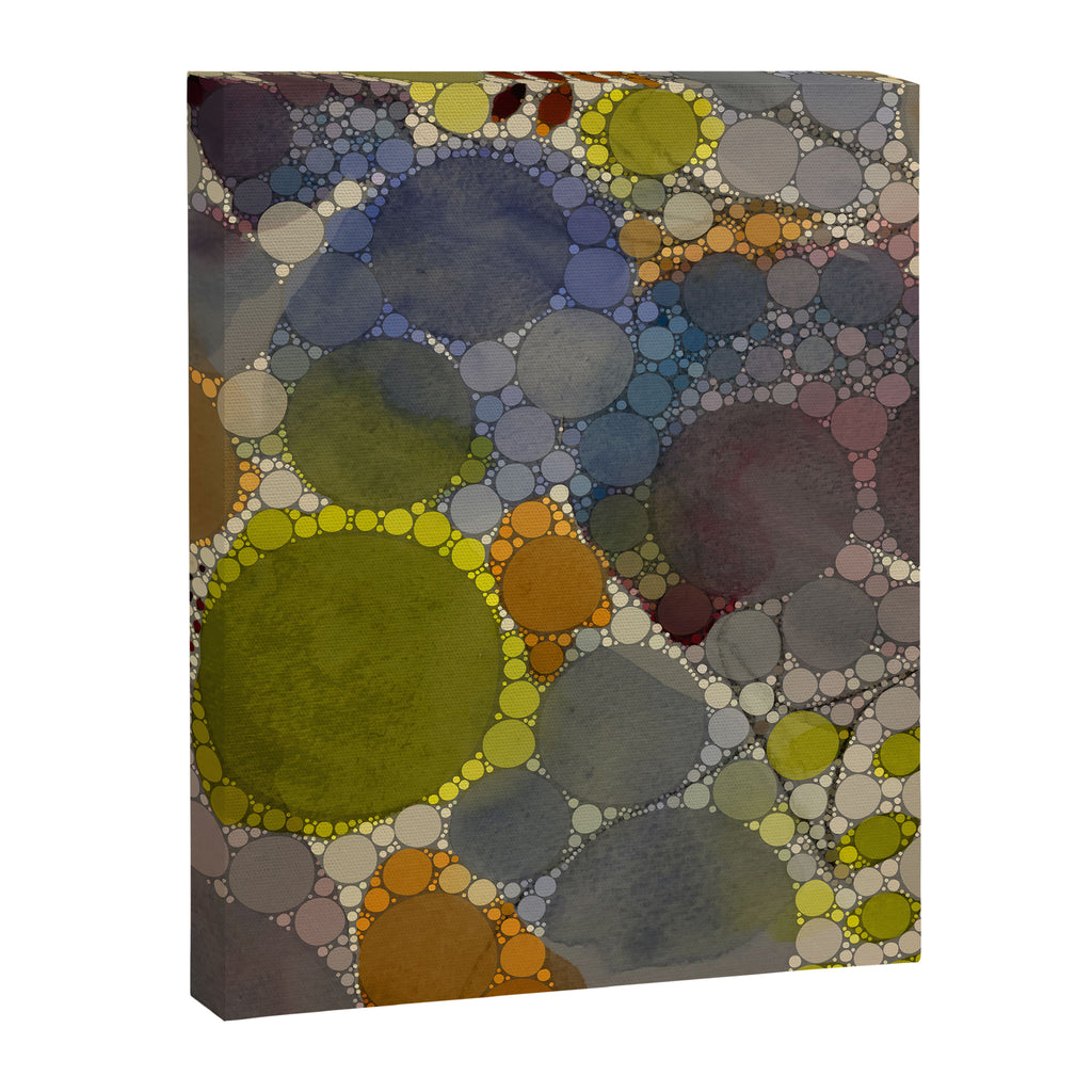 Complmentary - abstract art digital graphic design happy colorful whimsical art Canvas Print Gallery Image 6