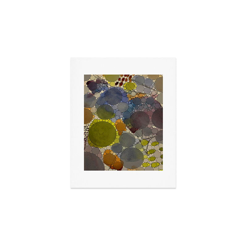 Complmentary - abstract art digital graphic design happy colorful whimsical art Art Print Gallery Image 1
