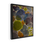 Complmentary - abstract art digital graphic design happy colorful whimsical art Framed Canvas Print Gallery Image 2
