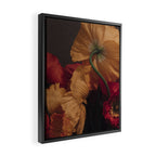 Coquette x botanical poppy flower photograph Framed Canvas Print Gallery Image 2