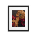 Coquette x botanical poppy flower photograph Framed Art Print Gallery Image 5