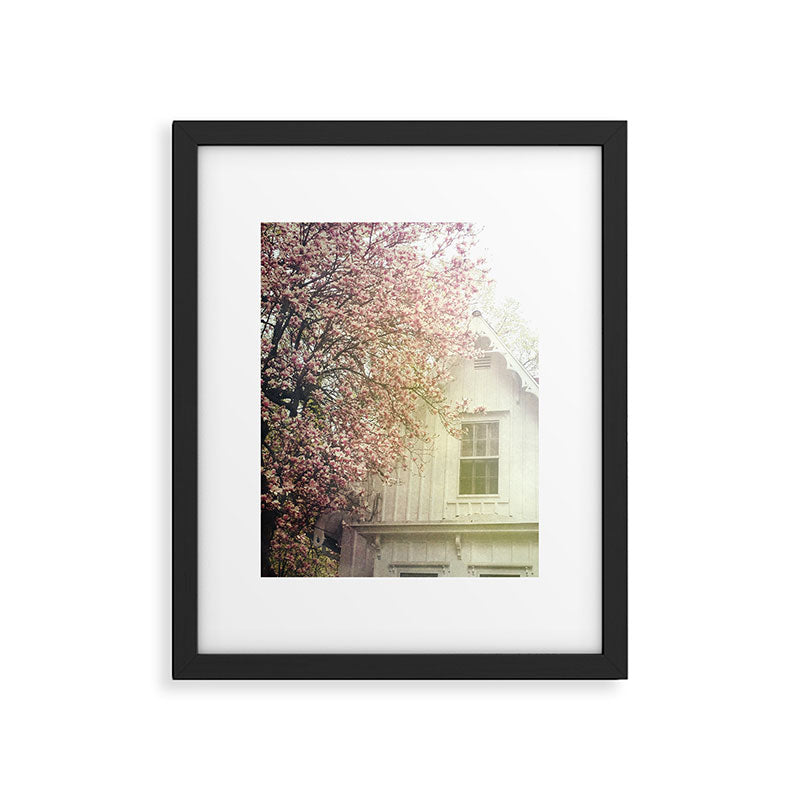 Cottage and Magnolias Framed Art Print Gallery Image 6