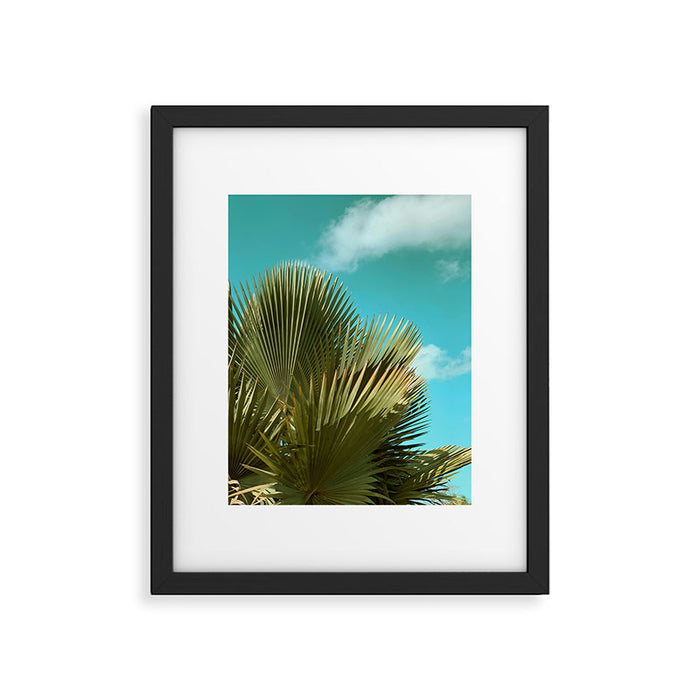 Cuban Palm and Clouds Framed Art Print Gallery Image 1