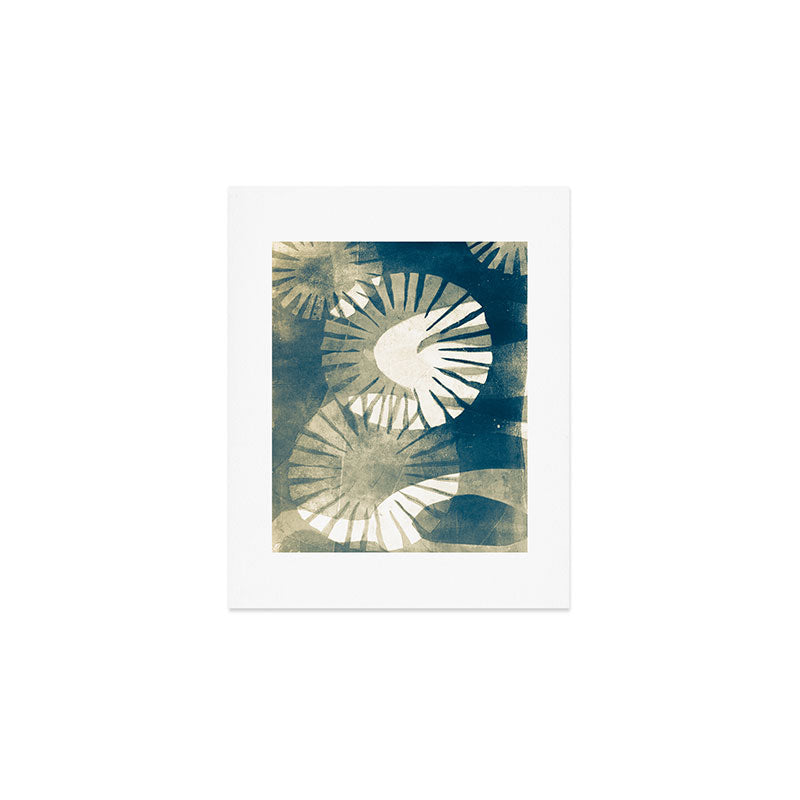 Cyanotype Mono Print 1 Art Print Gallery Image 1