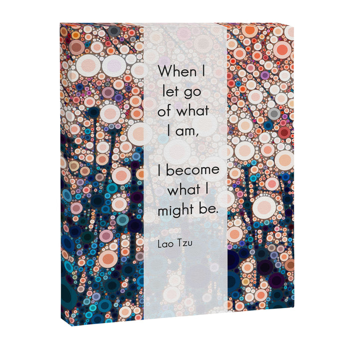 Daily Meditation Quote Canvas Print Gallery Image 1