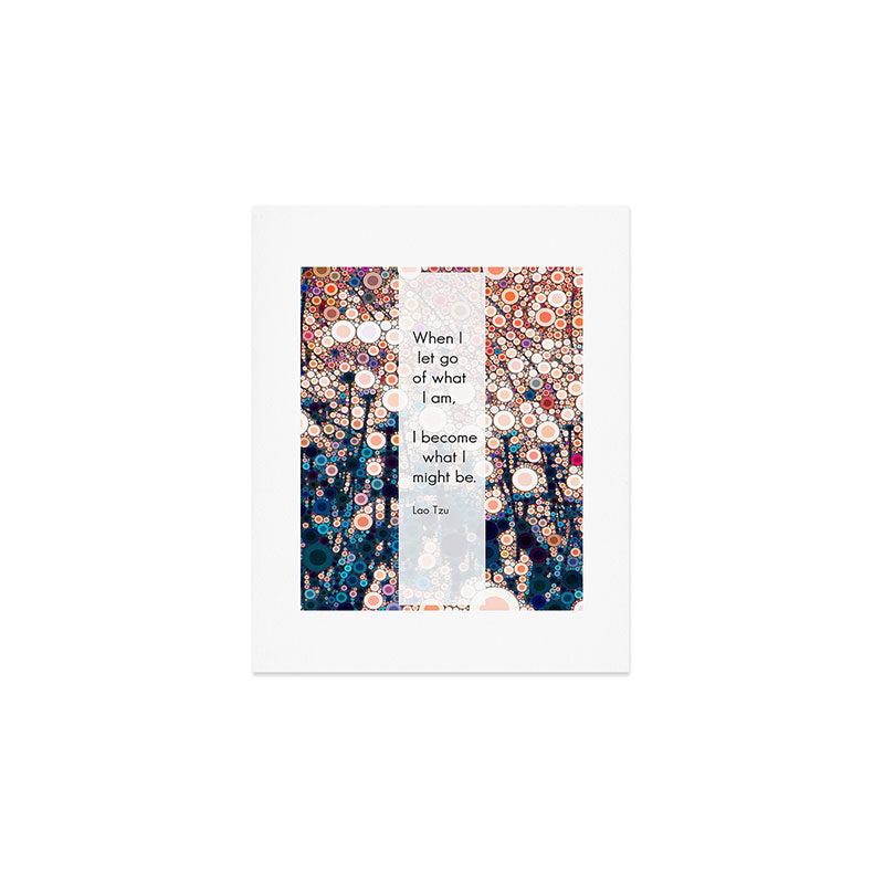 Daily Meditation Quote Art Print Gallery Image 1