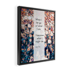 Daily Meditation Quote Framed Canvas Print Gallery Image 2
