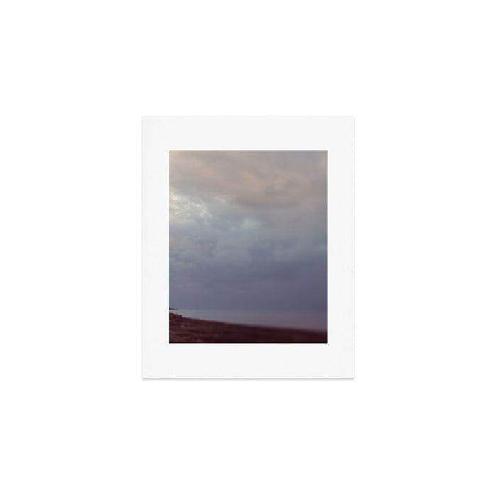 Day 287 By the Sea - abstract landscape clouds ocean travel Art Print Gallery Image 1