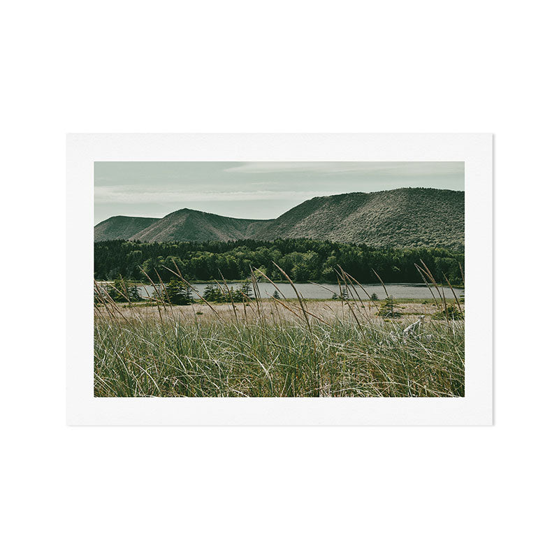 Distant Mountains nature landscape photograph Art Print Gallery Image 1