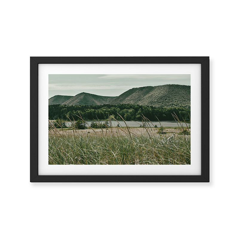 Distant Mountains nature landscape photograph Framed Art Print Gallery Image 2