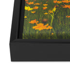Dreaming in a Summer Field - boho nature wildflower photograph Framed Canvas Print Gallery Image 3