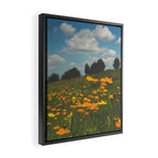 Dreaming in a Summer Field - boho nature wildflower photograph Framed Canvas Print Gallery Image 2