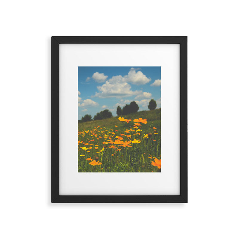 Dreaming in a Summer Field - boho nature wildflower photograph Framed Art Print Gallery Image 5