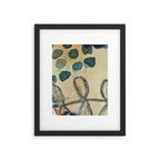 dreaming in color - watercolor mixed media botanical abstract Framed Art Print Gallery Image 5