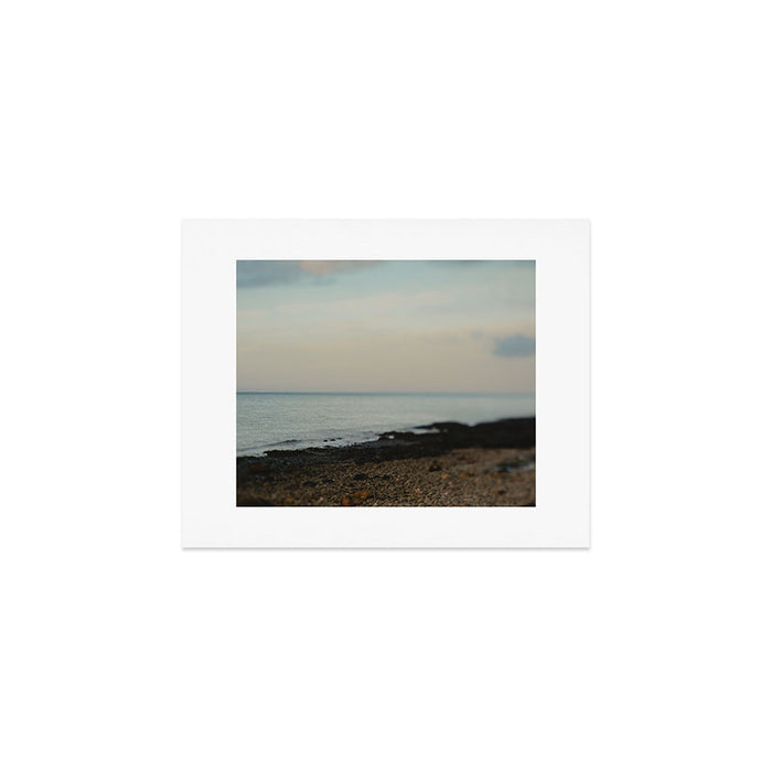 Evening By the Sea - Maine landscape seascape abstract minimal Art Print Gallery Image 1