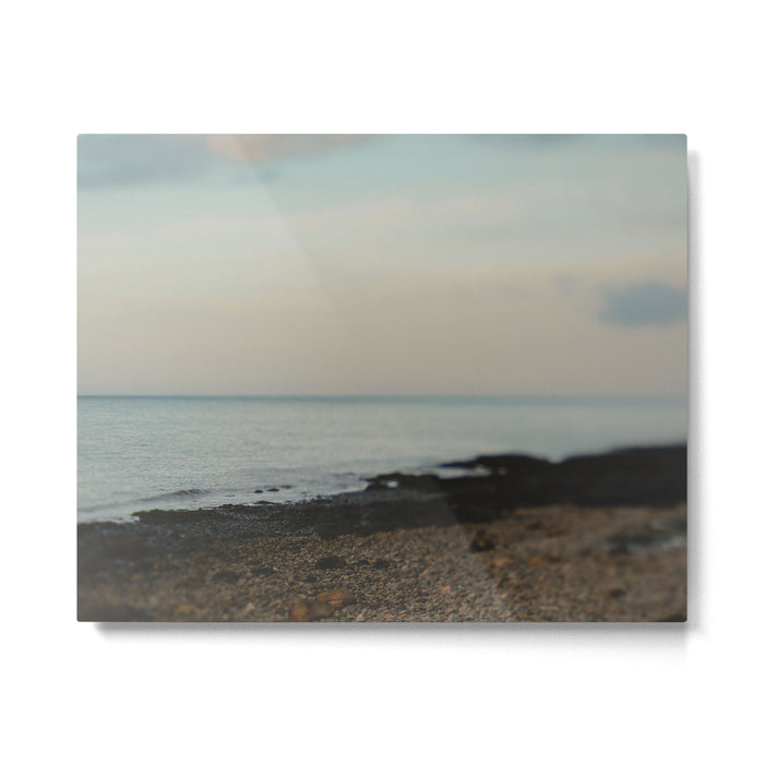 Evening By the Sea - Maine landscape seascape abstract minimal Metal Print Gallery Image 1