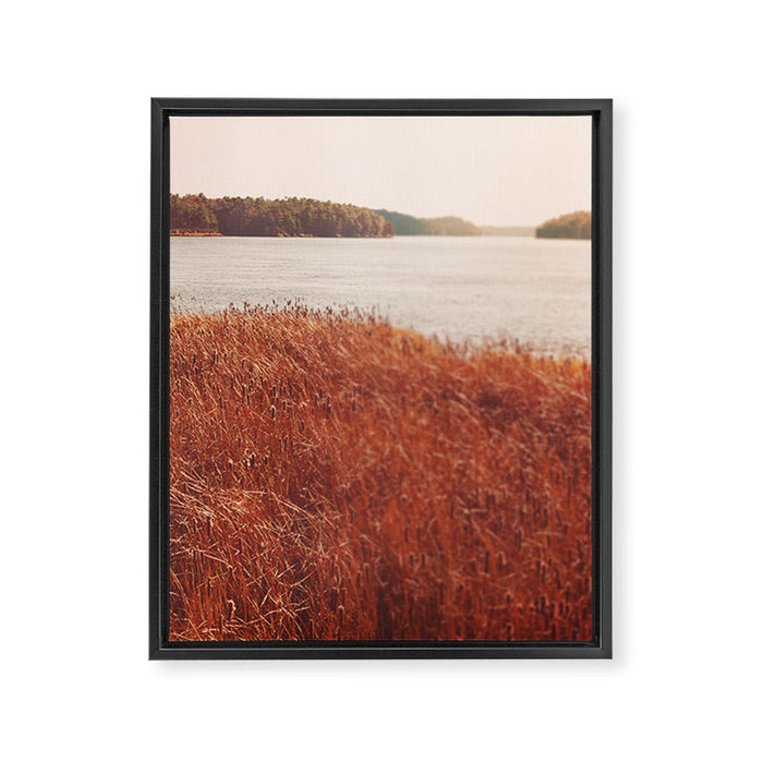 Exploring Along the Kennebec Framed Canvas Print Gallery Image 1