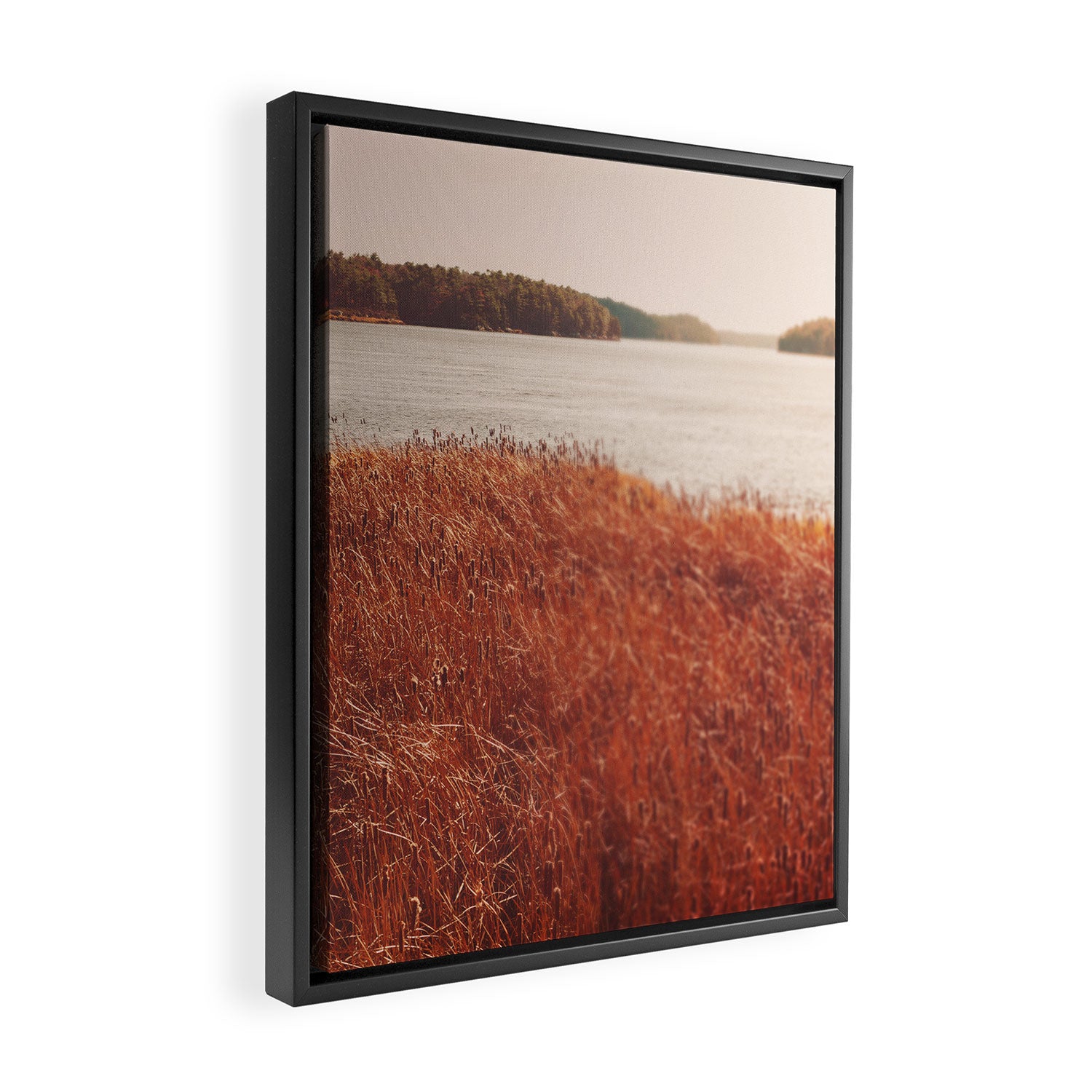 Exploring Along the Kennebec Framed Canvas Print Gallery Image 2