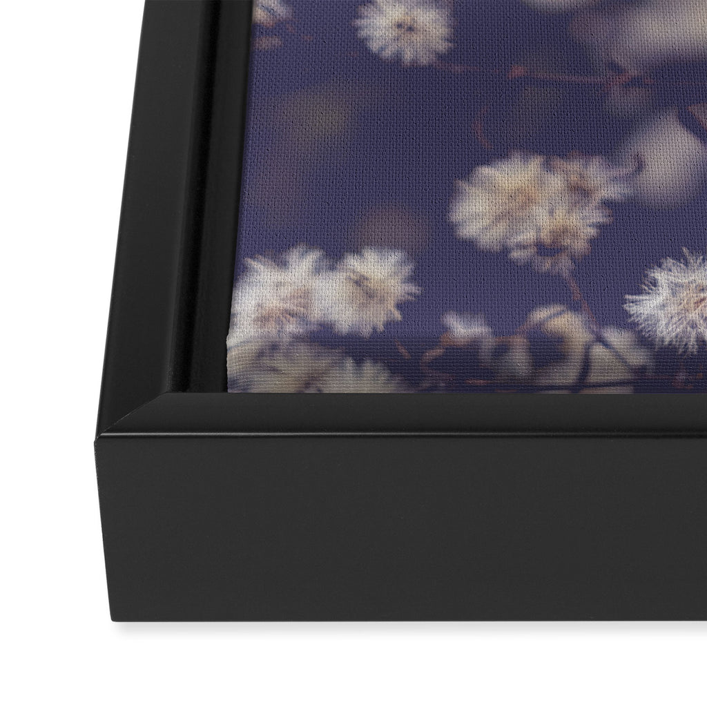 fading autumn - nature wildflower photograph Framed Canvas Print Gallery Image 3