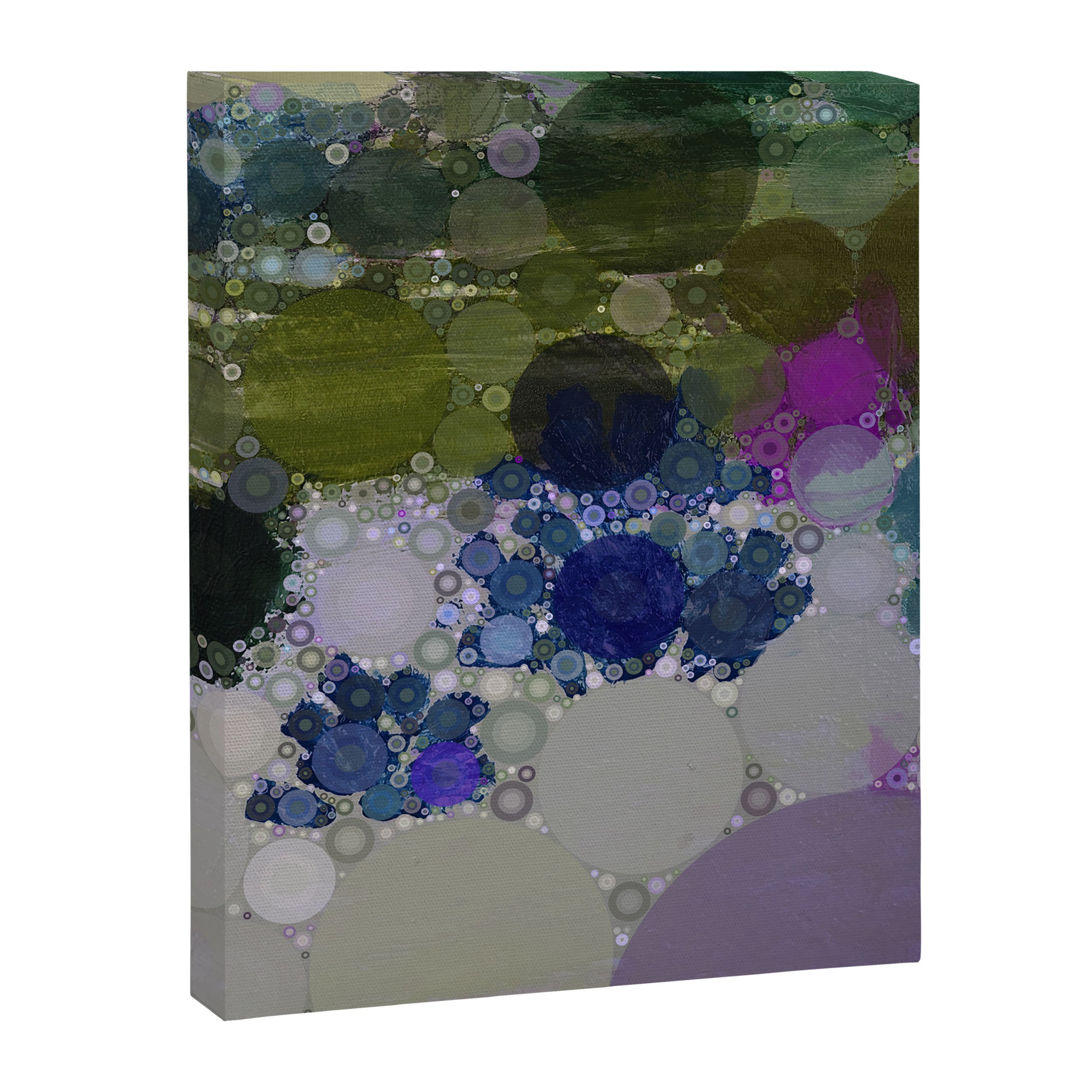 fig and ivy - contemporary colorful abstract design Canvas Print Gallery Image 8