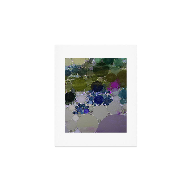 fig and ivy - contemporary colorful abstract design Art Print Gallery Image 1
