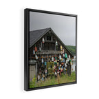 Fish House - travel photography Maine New England building Framed Canvas Print Gallery Image 2