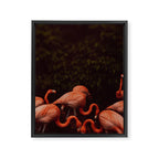 Flamingos Framed Canvas Print Gallery Image 6