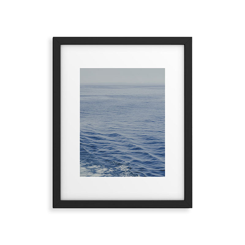Floating on the Blue Ocean Framed Art Print Gallery Image 5