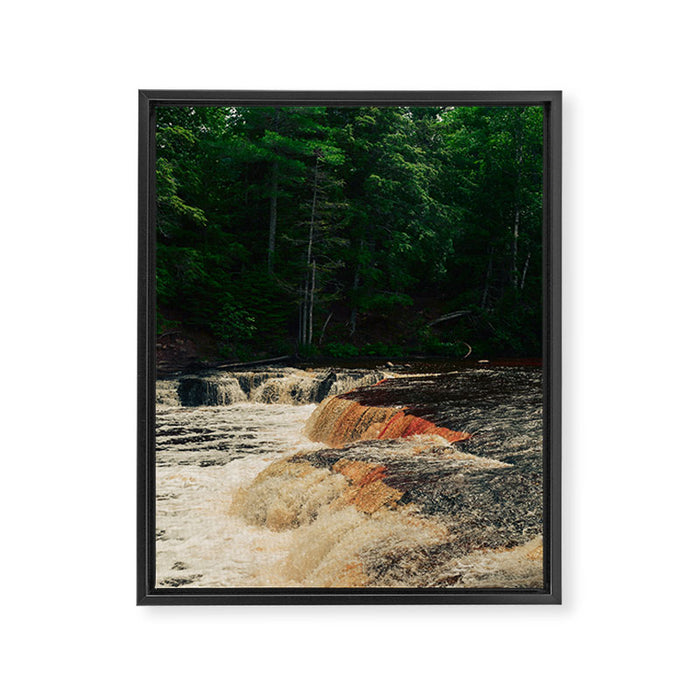 Flow Framed Canvas Print Gallery Image 1