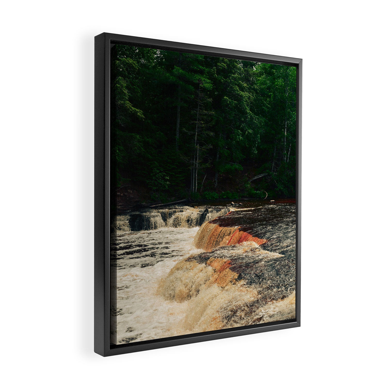 Flow Framed Canvas Print Gallery Image 2