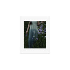 flowers of her soul - moody garden portrait Art Print Gallery Image 1