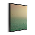 Flying Over the Sea Framed Canvas Print Gallery Image 2