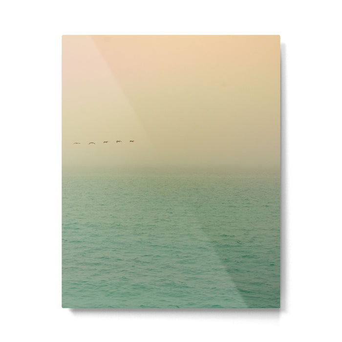 Flying Over the Sea Metal Print Gallery Image 1