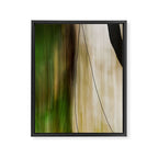Forest, Water, Lines - abstract nature photograph long explosure Framed Canvas Print Gallery Image 6