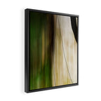 Forest, Water, Lines - abstract nature photograph long explosure Framed Canvas Print Gallery Image 2